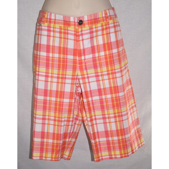 Ralph Lauren L-RL Active Madras Bermuda Short size - Picture 1 of 6